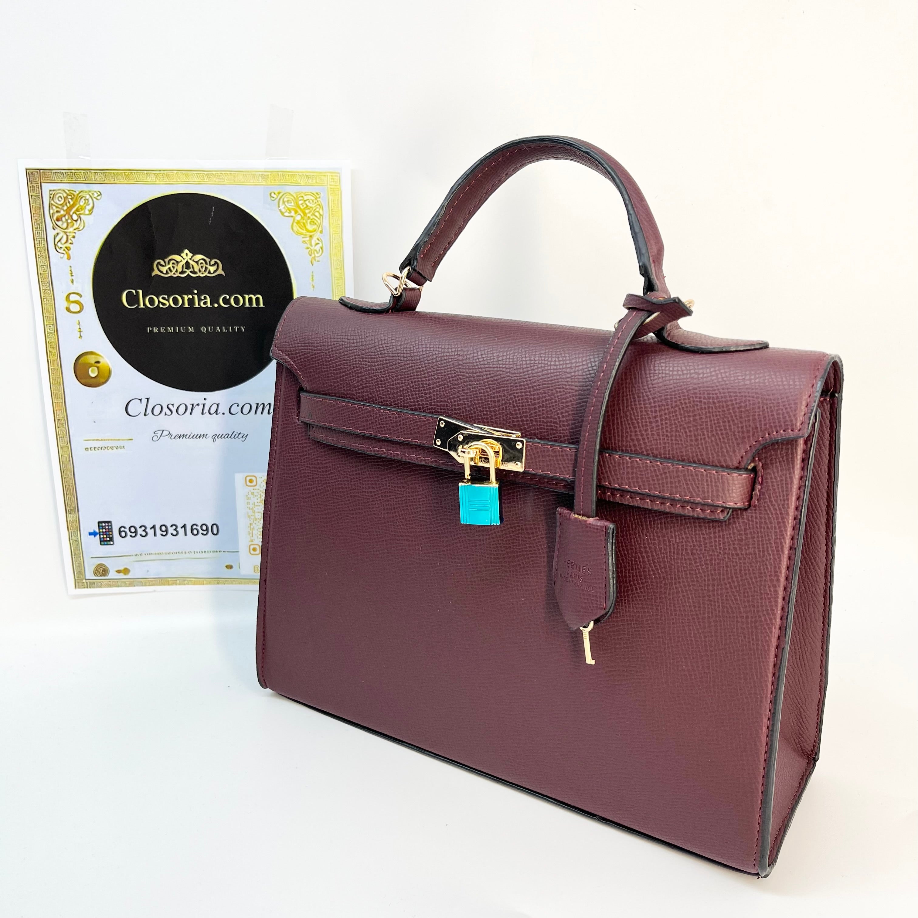 Hermes Kelly Bordeaux(30x24)