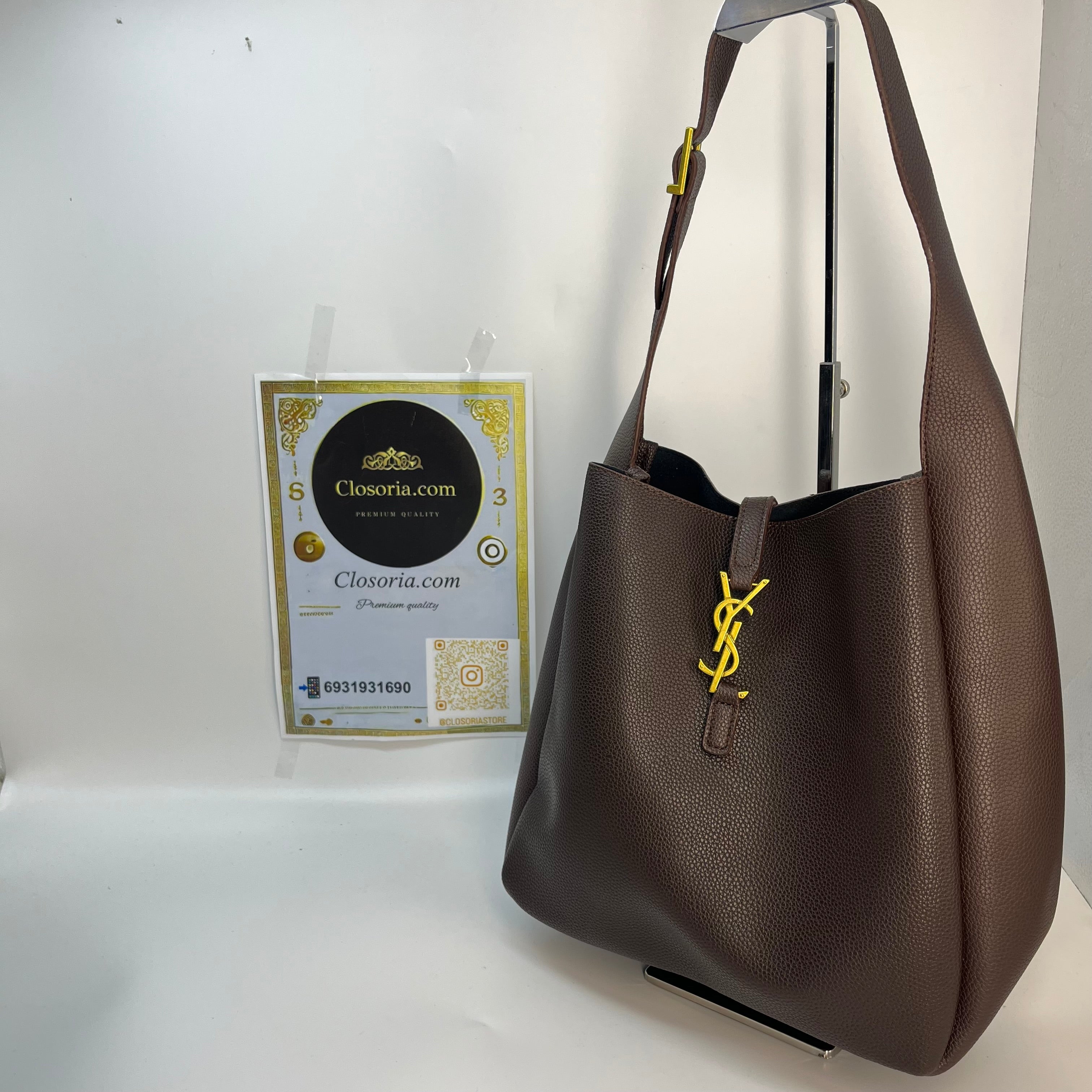YSL 5A7 BROWN LARGE(34cm x 28cm)