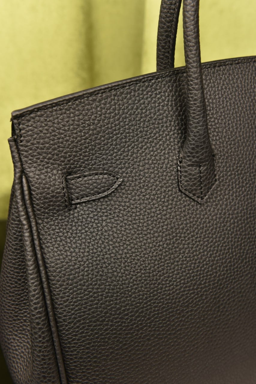 Hermes Birkin beige black (Big size 30x26)