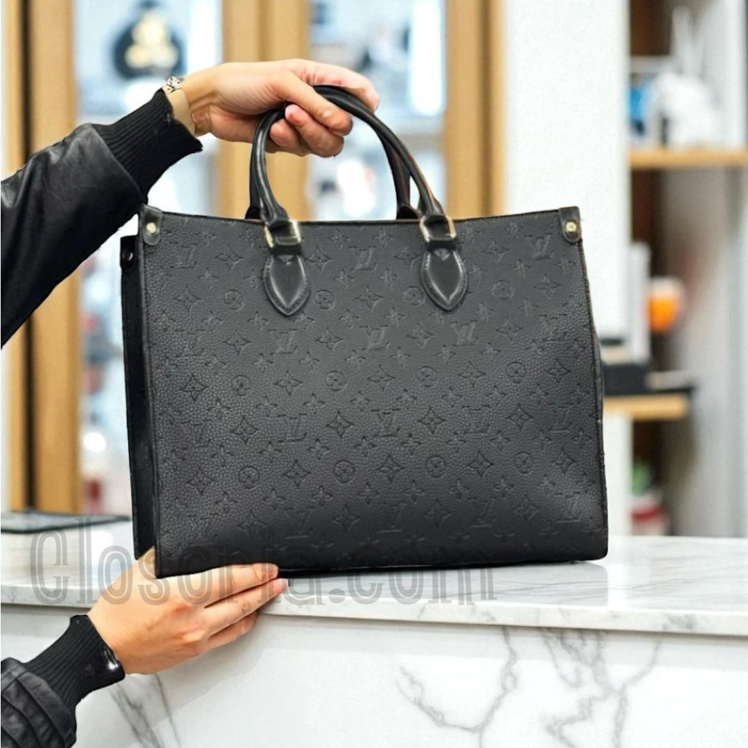 LV ONTHEGO BLACK MONOGRAM (Large size)34*27
