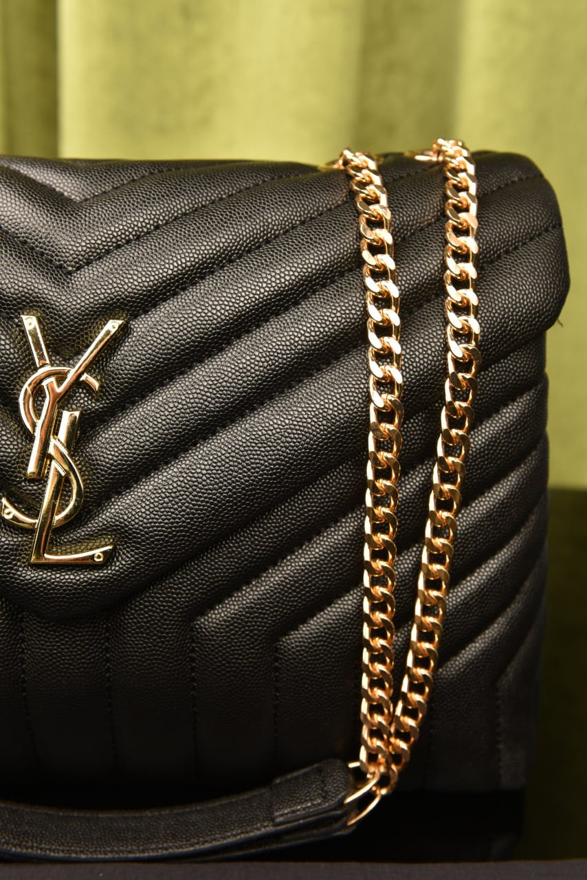YSL 𝙇𝙊𝙐𝙇𝙊𝙐 𝙋𝙐𝙁𝙁𝙀𝙍 𝙎𝙃𝙊𝙐𝙇𝘿𝙀𝙍 𝘽𝘼𝙂(Big size 24x17)
