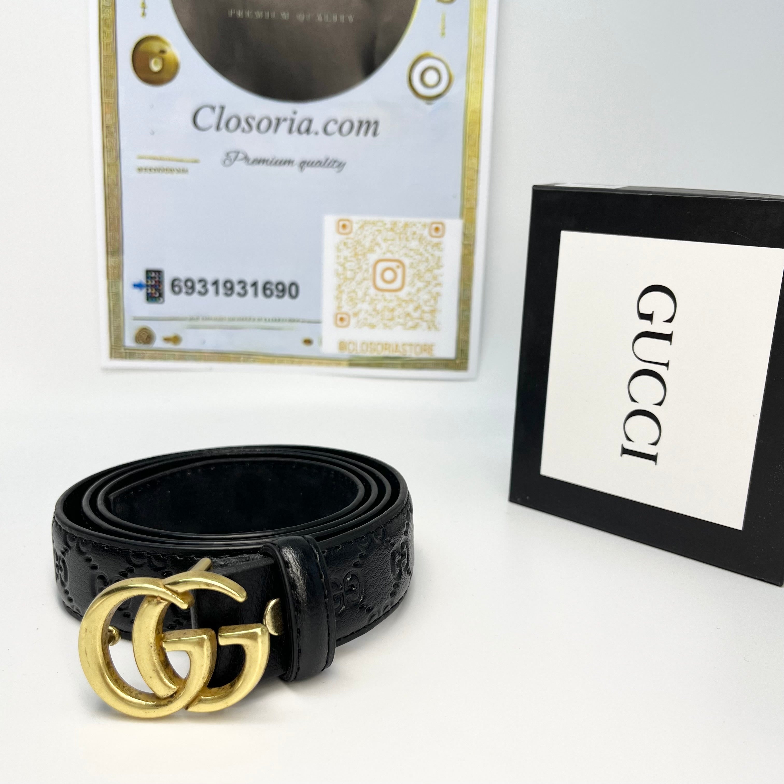 ΔΕΡΜΑΤΙΝΗ ΖΩΝΗ  GUCCI BLACK-GOLD