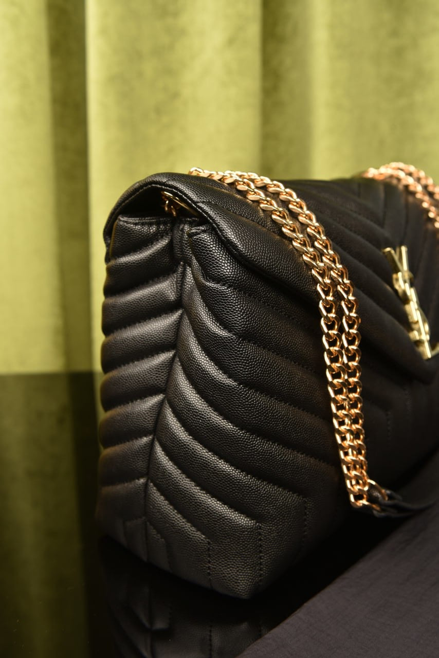 YSL 𝙇𝙊𝙐𝙇𝙊𝙐 𝙋𝙐𝙁𝙁𝙀𝙍 𝙎𝙃𝙊𝙐𝙇𝘿𝙀𝙍 𝘽𝘼𝙂(Big size 24x17)