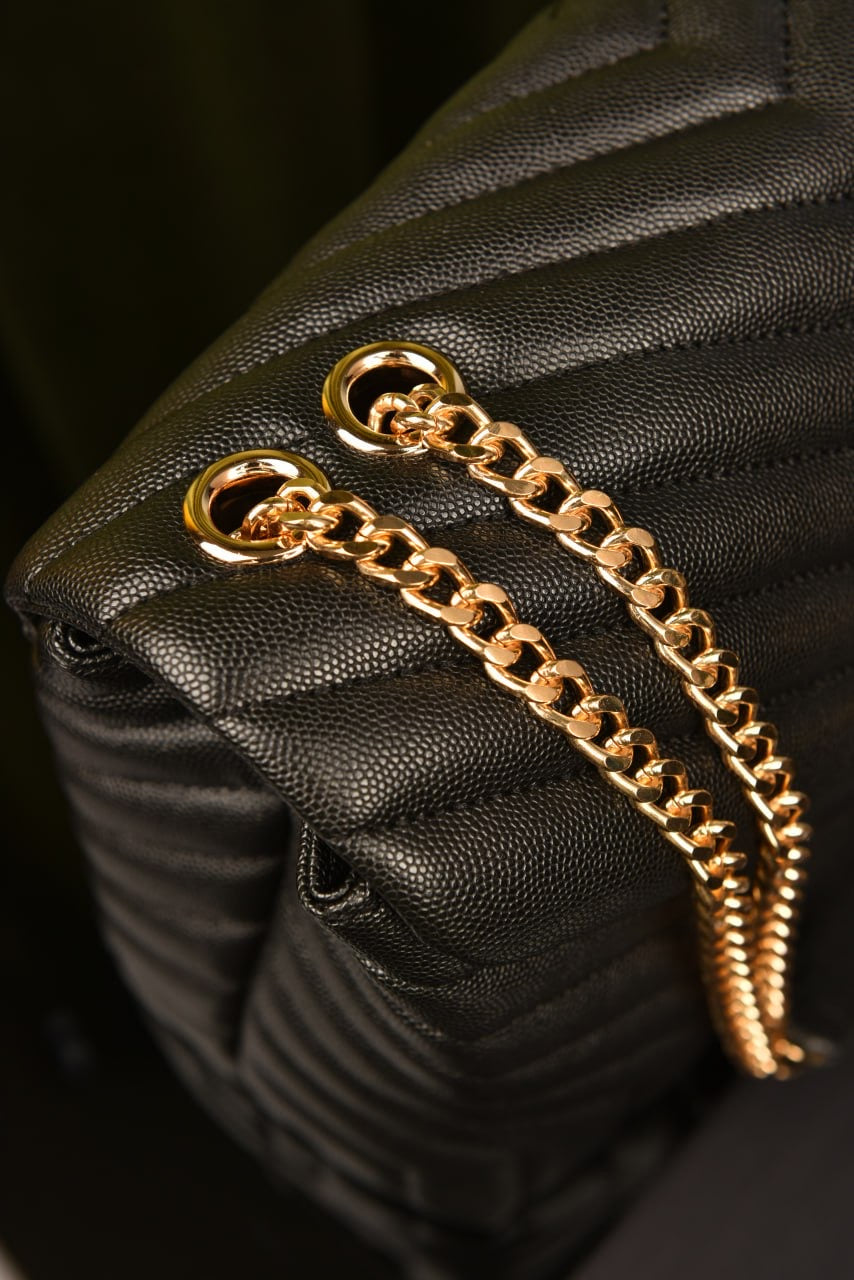 YSL 𝙇𝙊𝙐𝙇𝙊𝙐 𝙋𝙐𝙁𝙁𝙀𝙍 𝙎𝙃𝙊𝙐𝙇𝘿𝙀𝙍 𝘽𝘼𝙂(Big size 24x17)