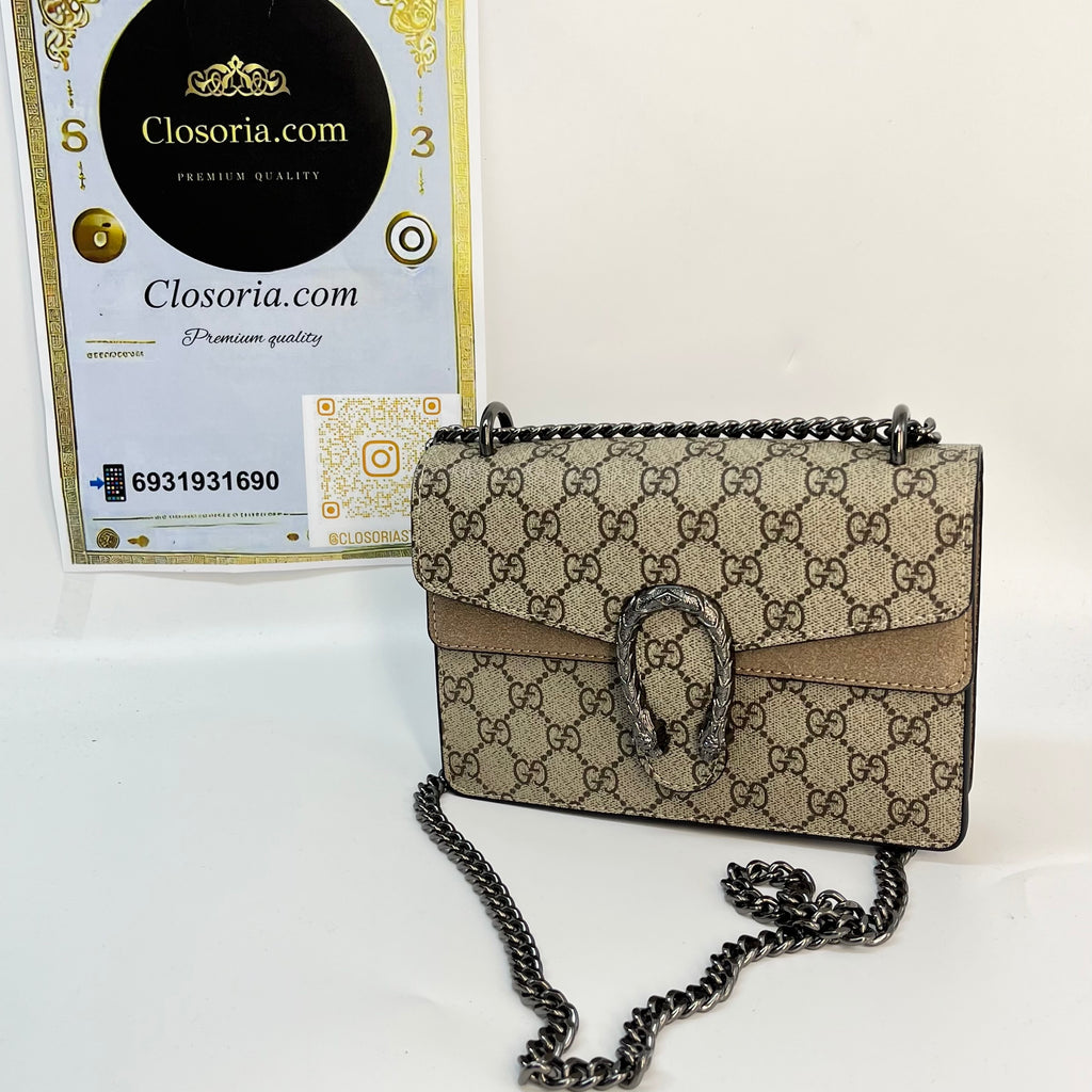 GUCCI DIONYSUS  BROWN SMALL (18cm x 10cm)