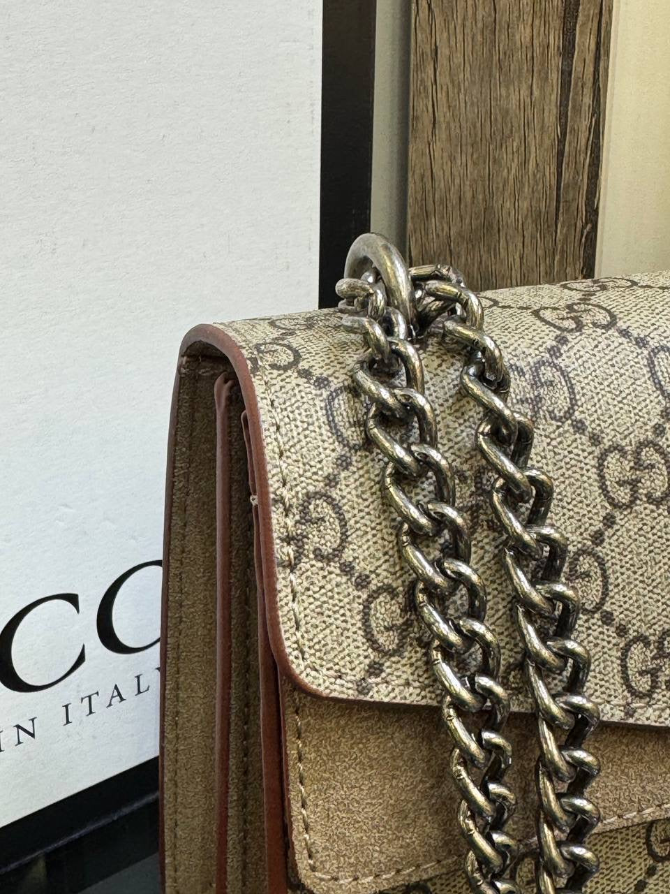 GUCCI DIONYSUS  BROWN SMALL (18cm x 10cm)