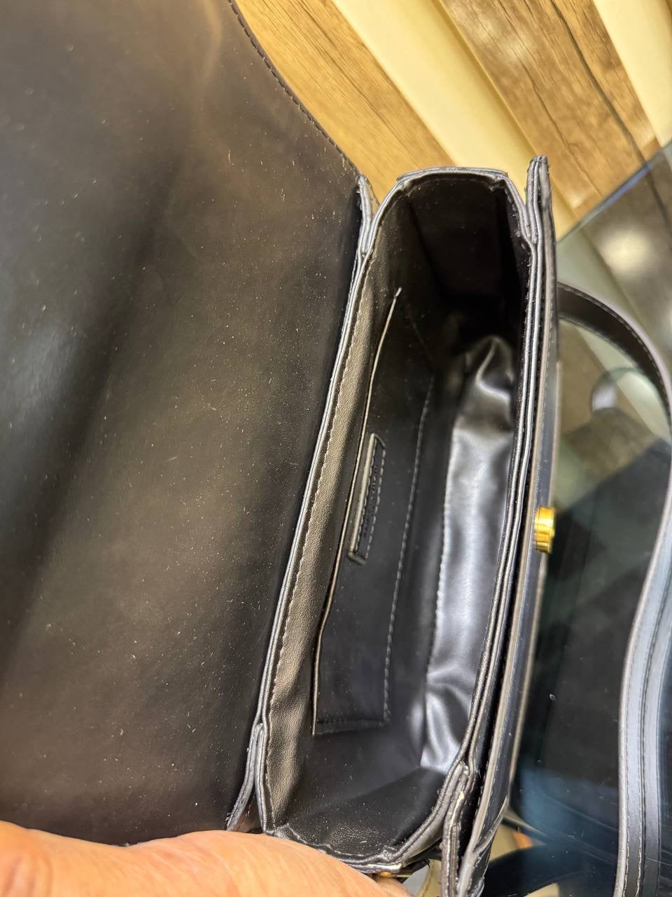 Ysl solferino satchel crossbody black mat (22.5cm x 16cm)