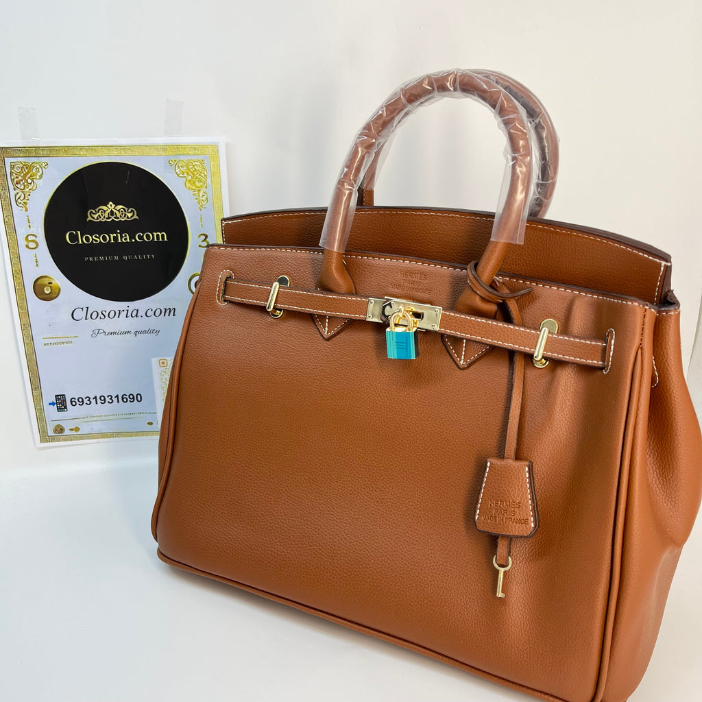 Hermes Birkin brown (30x26)