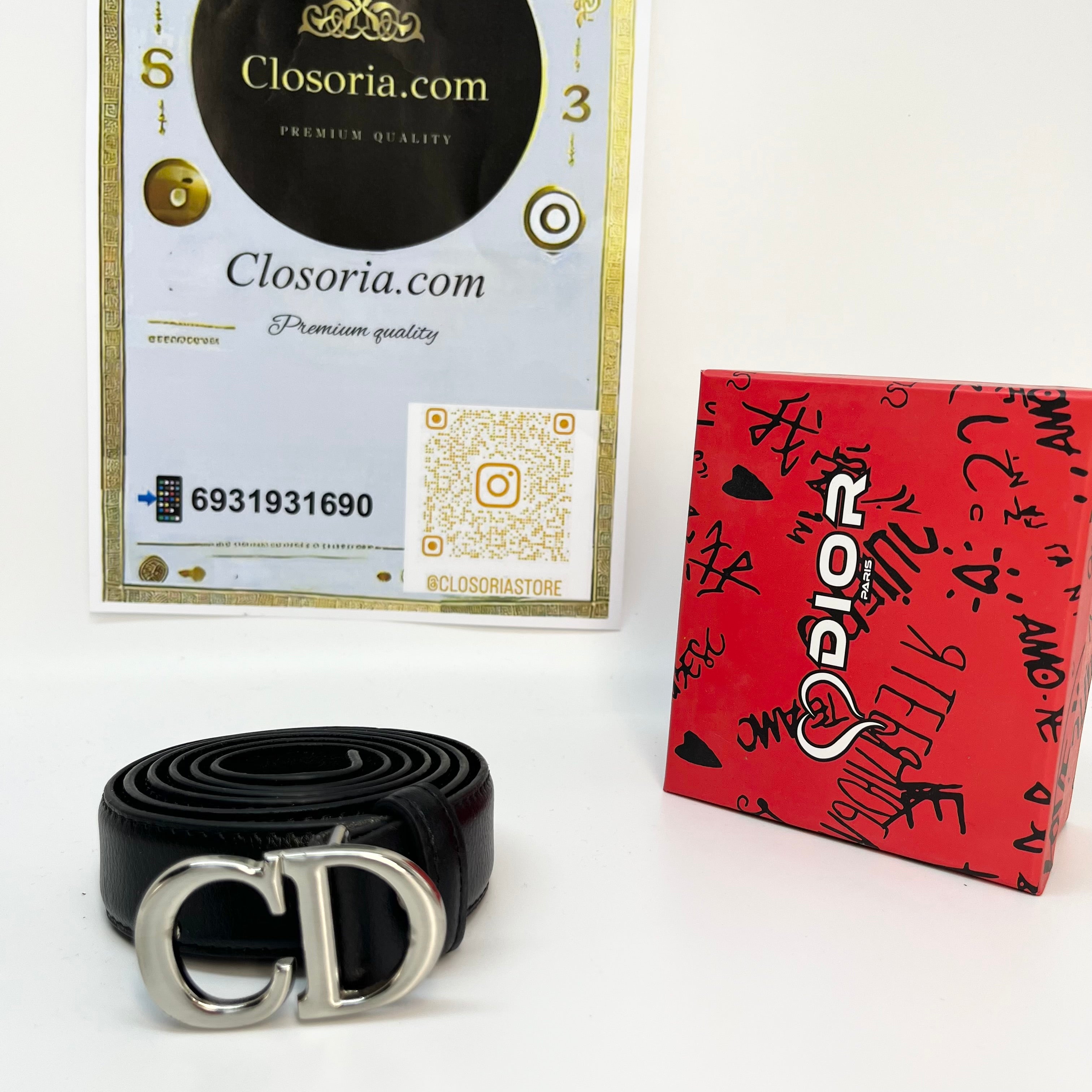 ΔΕΡΜΑΤΙΝΗ ΖΩΝΗ  CRISTIAN DIOR BLACK SILVER