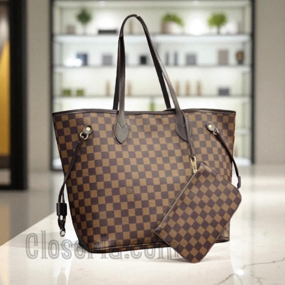 LV NEVERFULL DAMIER (Big size 47x27)