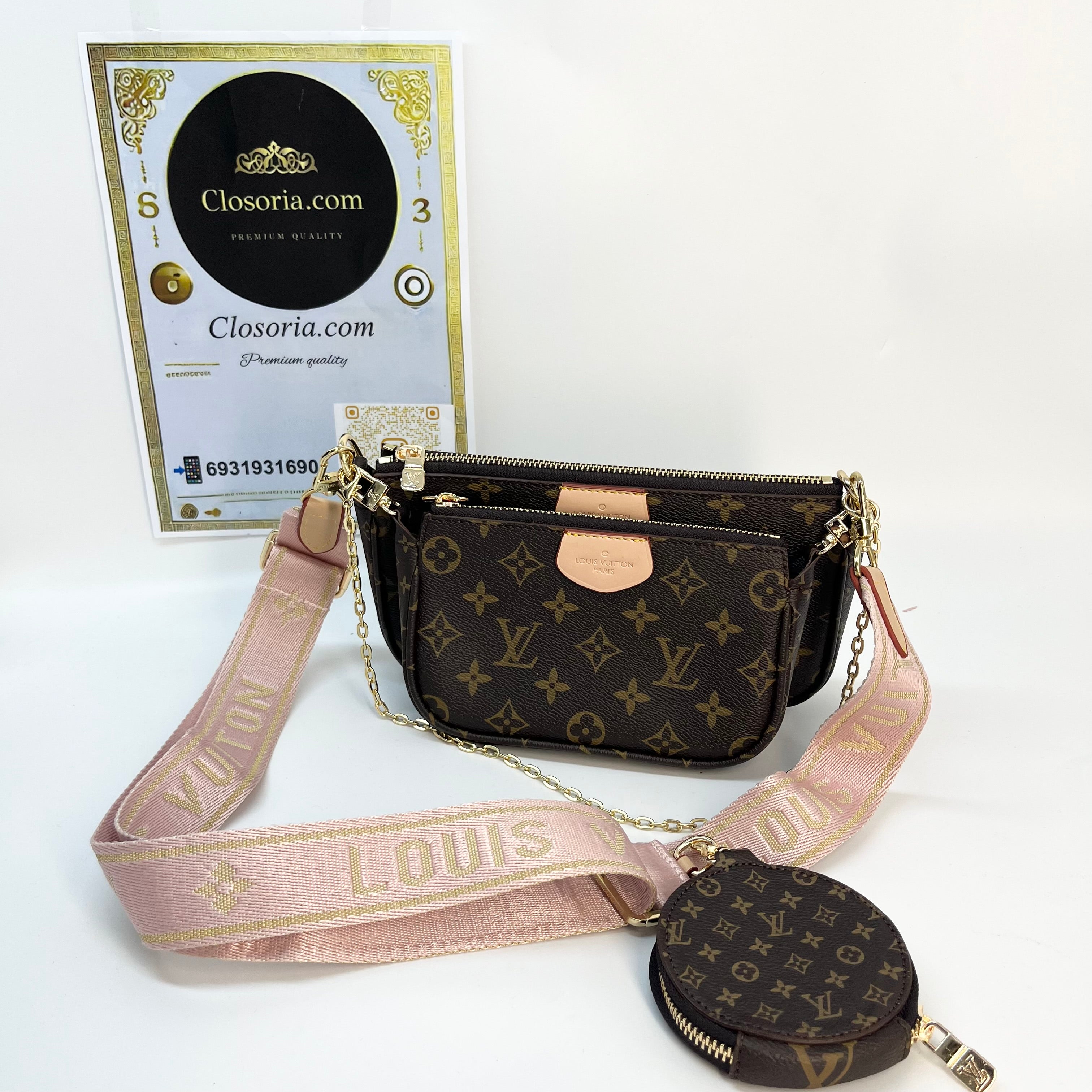 LV MULTI MONOGRAM PINK