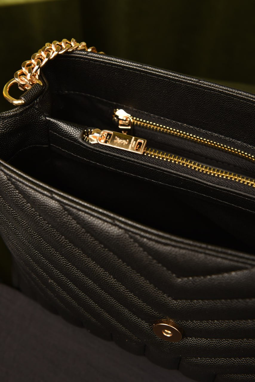 YSL 𝙇𝙊𝙐𝙇𝙊𝙐 𝙋𝙐𝙁𝙁𝙀𝙍 𝙎𝙃𝙊𝙐𝙇𝘿𝙀𝙍 𝘽𝘼𝙂(Big size 24x17)