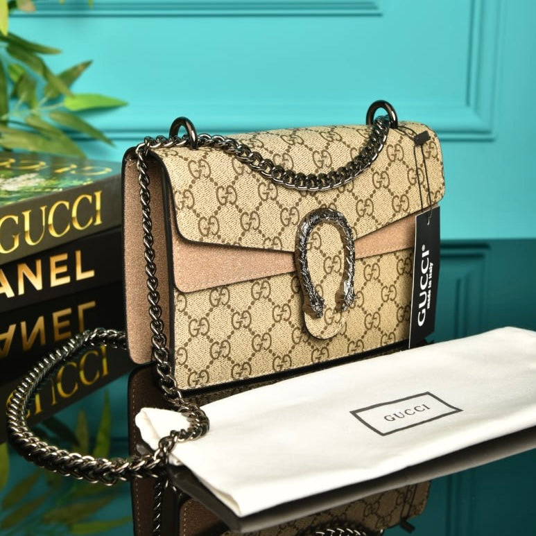 GUCCI DIONYSUS  SMALL SIZE BROWN  (18cm x 10cm)