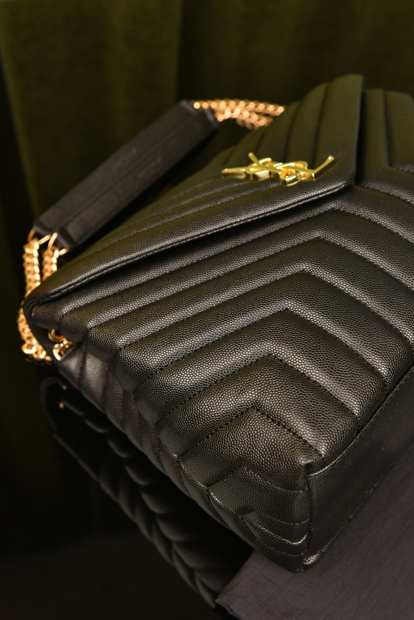 YSL 𝙇𝙊𝙐𝙇𝙊𝙐 𝙋𝙐𝙁𝙁𝙀𝙍 𝙎𝙃𝙊𝙐𝙇𝘿𝙀𝙍 𝘽𝘼𝙂(Big size 24x17)