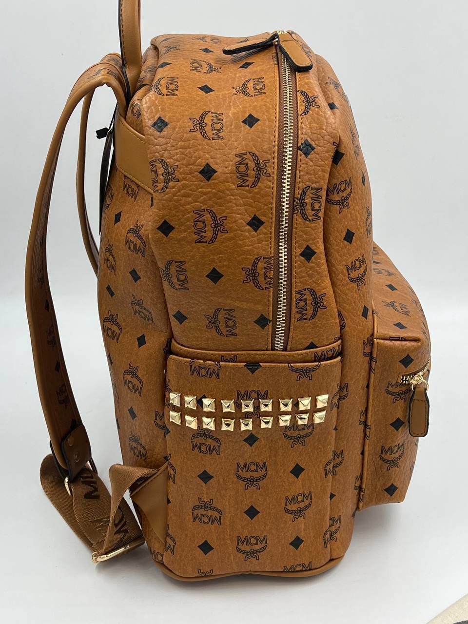 Mcm backpack black (Big Size 38x30)