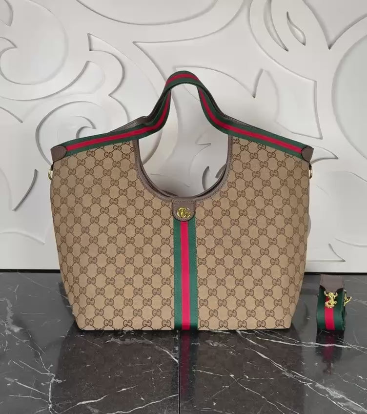 GUCCI GIGLIO BEIGE(Big size 60cm x 47 cm)