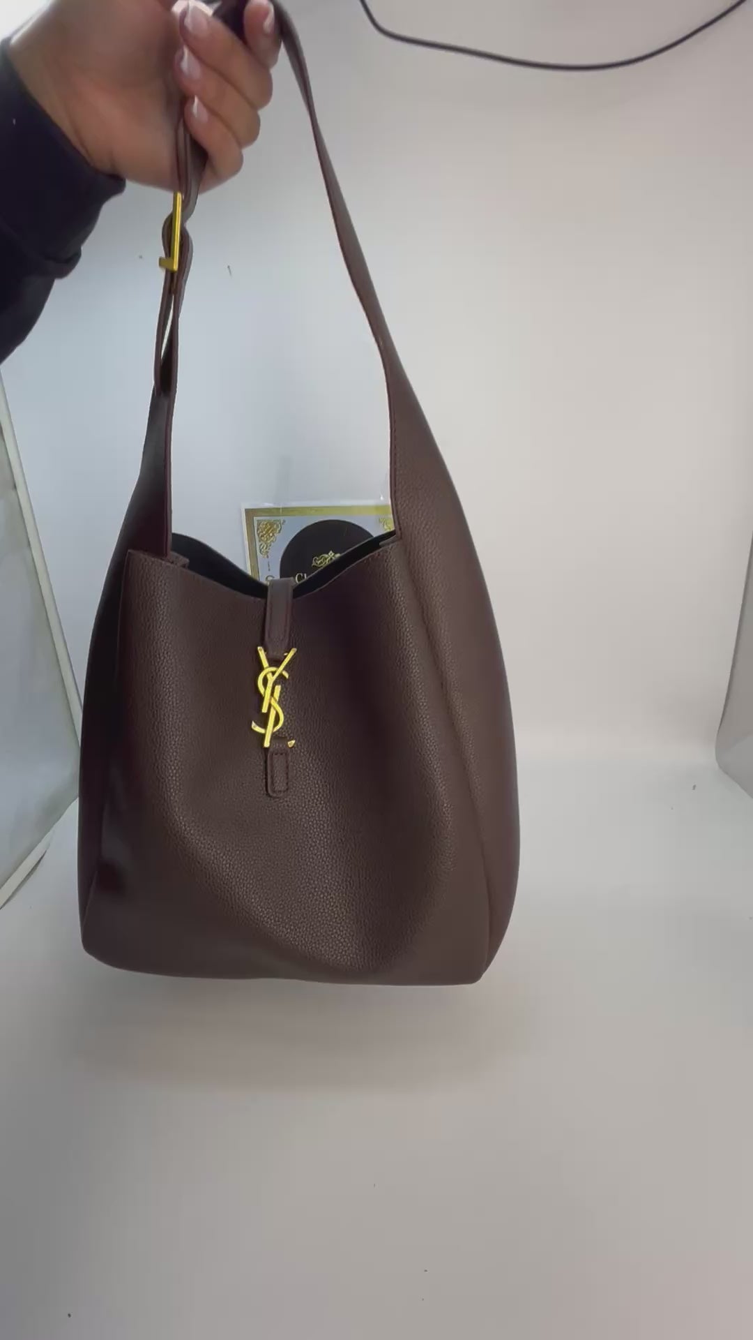 YSL 5A7 BROWN LARGE(34cm x 28cm)